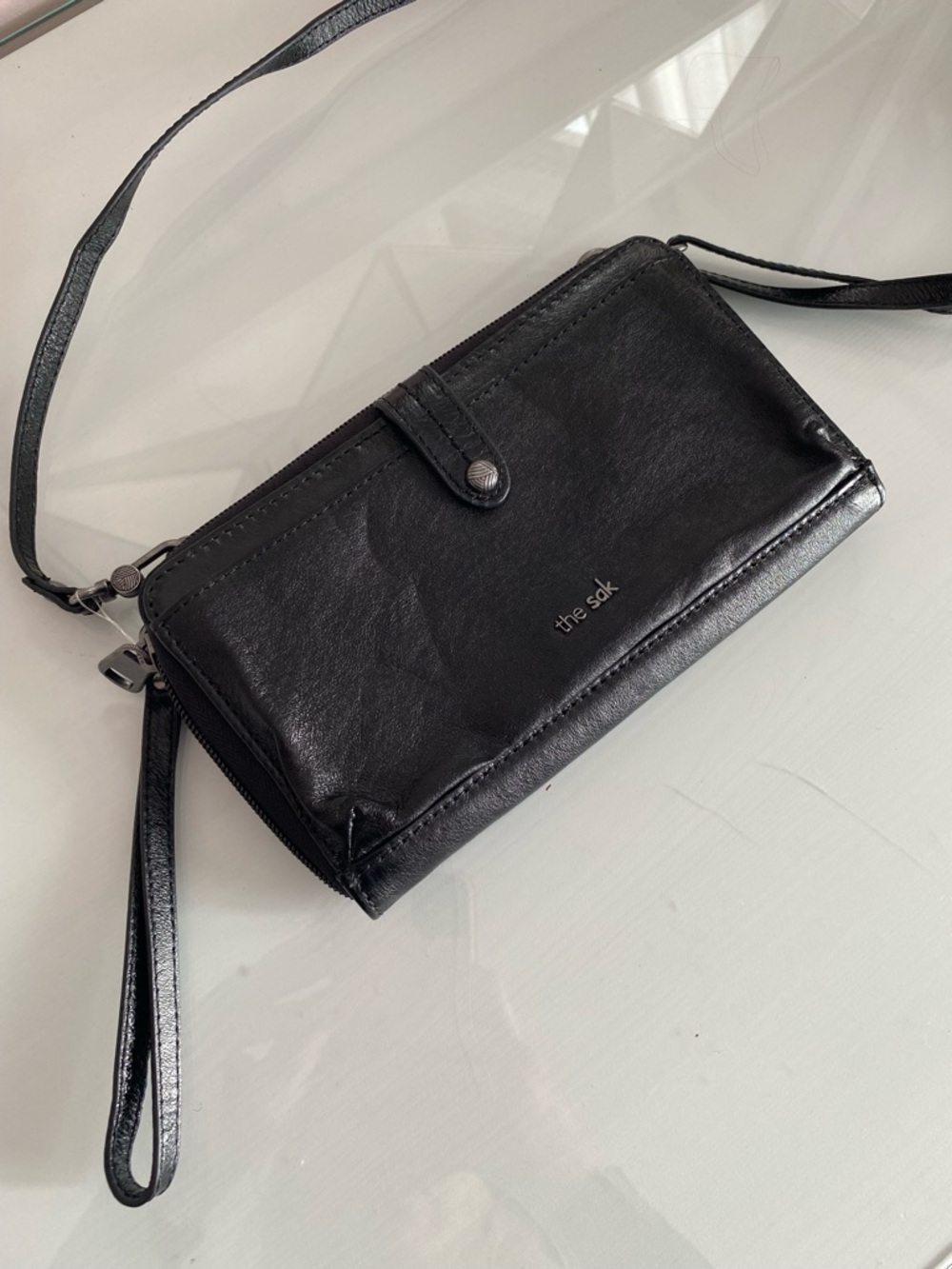 The Sak Iris 3-in-1 Large Leather Smartphone Wristlet + Crossbody